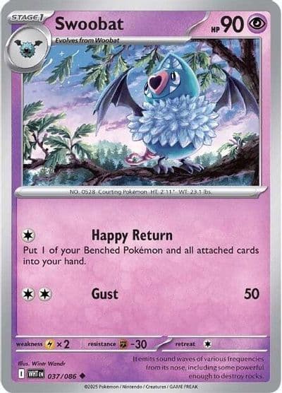 Swoobat SV: White Flare Pokemon card