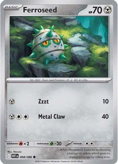 Ferroseed SV: White Flare Pokemon card