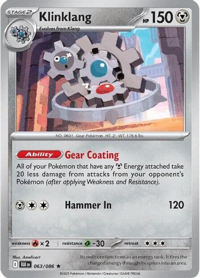 Klinklang SV: Black Bolt Pokemon card