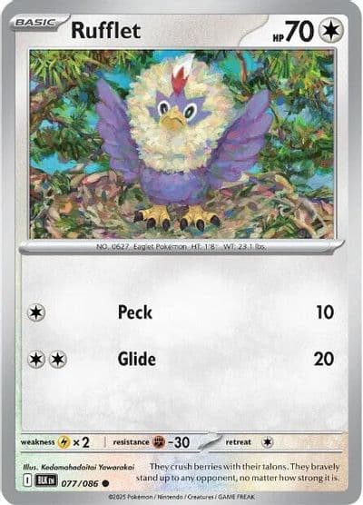 Rufflet SV: Black Bolt Pokemon card
