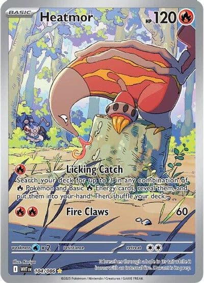Heatmor SV: White Flare Pokemon card