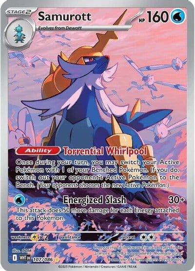 Samurott SV: White Flare Pokemon card