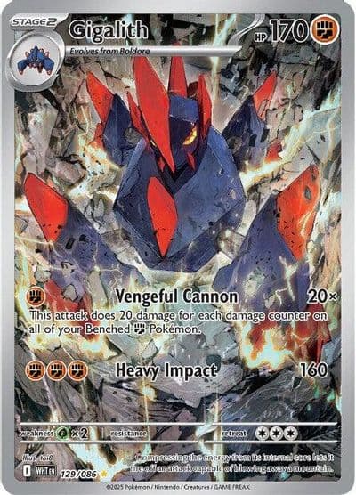Gigalith SV: White Flare Pokemon card