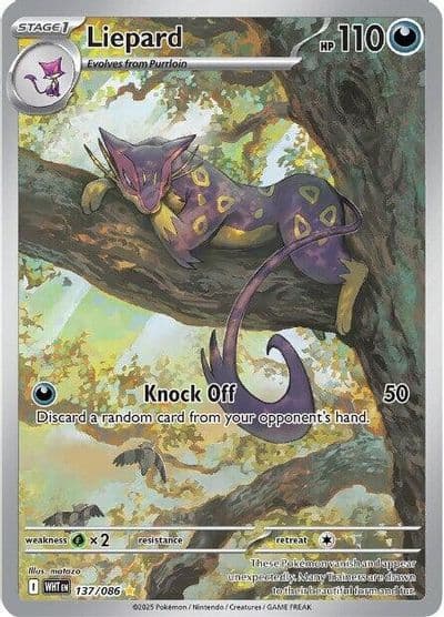 Liepard SV: White Flare Pokemon card