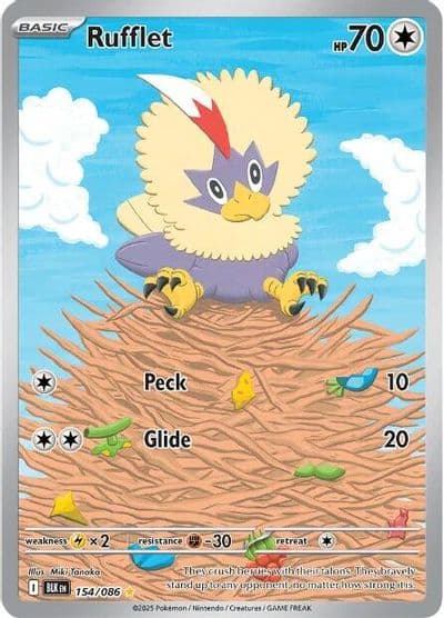 Rufflet SV: Black Bolt Pokemon card