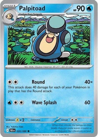 Palpitoad SV: Black Bolt Pokemon card