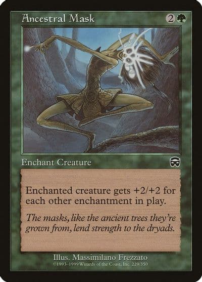 Ancestral Mask Mercadian Masques Magic card