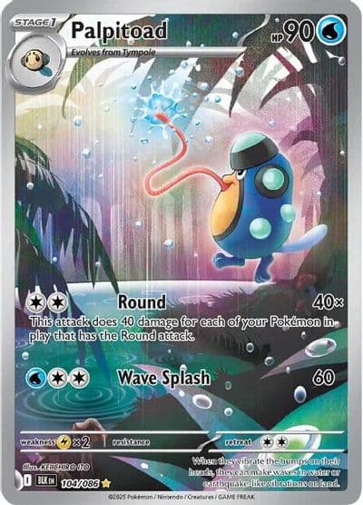 Palpitoad SV: Black Bolt Pokemon card