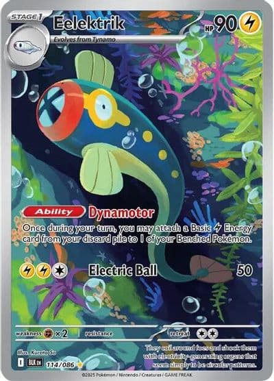 Eelektrik SV: Black Bolt Pokemon card
