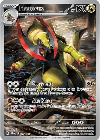 Haxorus SV: Black Bolt Pokemon card