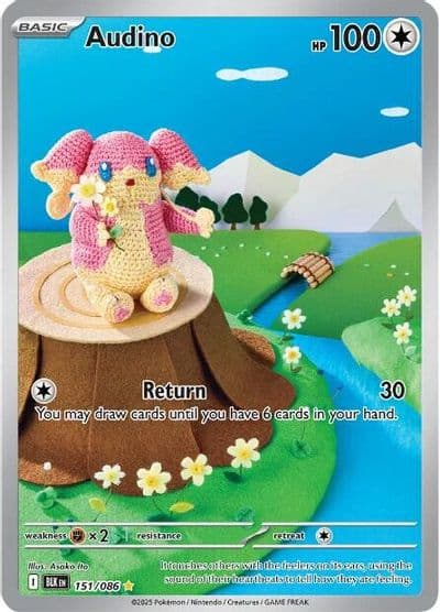 Audino SV: Black Bolt Pokemon card