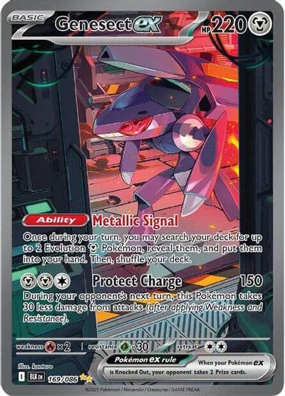 Genesect ex SV: Black Bolt Pokemon card