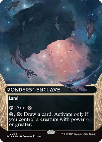 Bonders Enclave 0094 Borderless Galaxy Foil Edge of Eternities: Stellar Sights Magic card