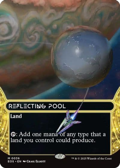 Reflecting Pool 0036 Borderless Edge of Eternities: Stellar Sights Magic card
