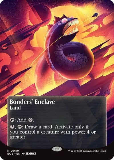 Bonders Enclave 0049 Borderless Edge of Eternities: Stellar Sights Magic card