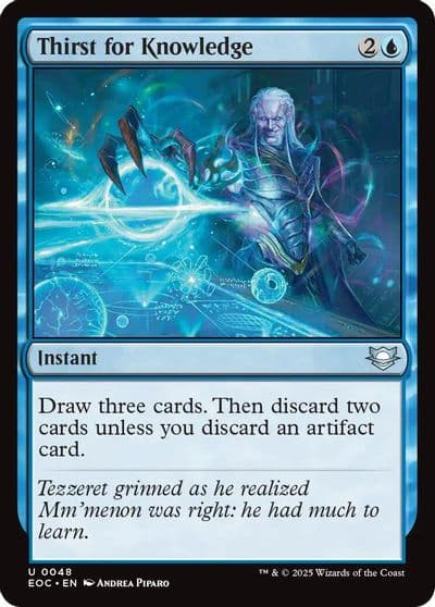 Thirst for Knowledge Commander: Edge of Eternities Magic card
