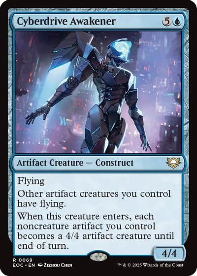 Cyberdrive Awakener Commander: Edge of Eternities Magic card