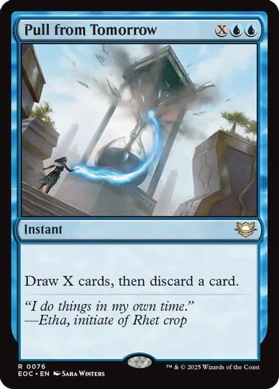 Pull from Tomorrow Commander: Edge of Eternities Magic card