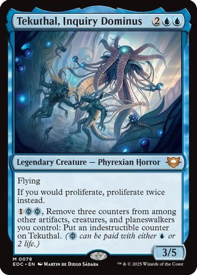 Tekuthal Inquiry Dominus Commander: Edge of Eternities Magic card
