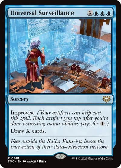 Universal Surveillance Commander: Edge of Eternities Magic card
