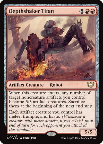 Depthshaker Titan Commander: Edge of Eternities Magic card