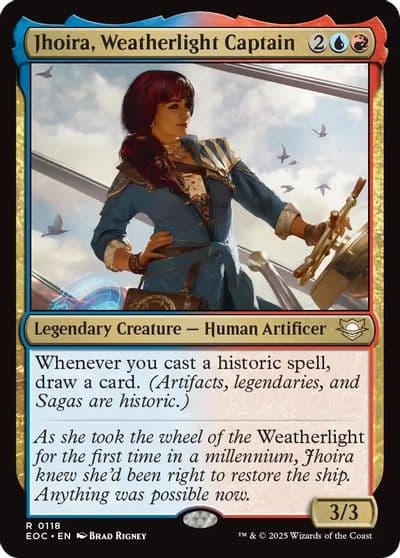 Jhoira Weatherlight Captain Commander: Edge of Eternities Magic card