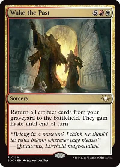 Wake the Past Commander: Edge of Eternities Magic card