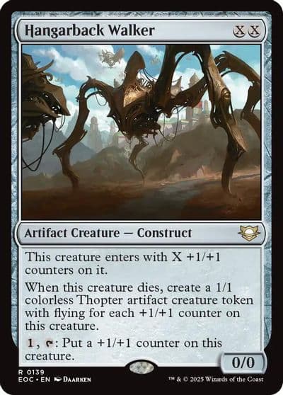 Hangarback Walker Commander: Edge of Eternities Magic card