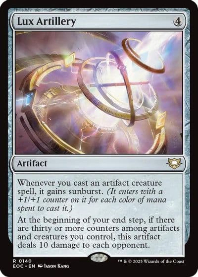 Lux Artillery Commander: Edge of Eternities Magic card