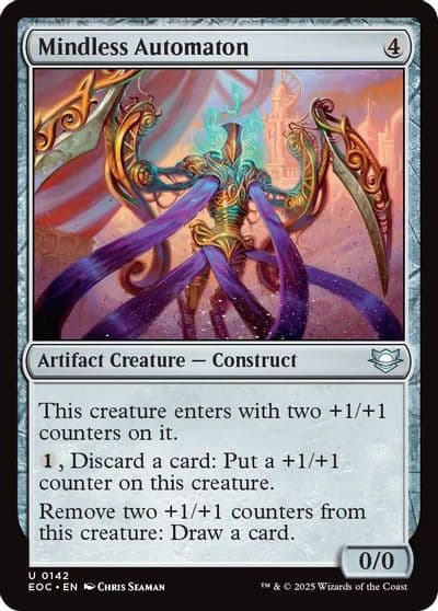 Mindless Automaton Commander: Edge of Eternities Magic card