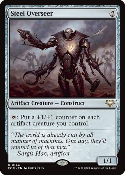 Steel Overseer Commander: Edge of Eternities Magic card