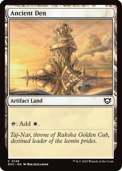 Ancient Den Commander: Edge of Eternities Magic card