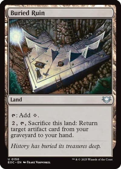Buried Ruin Commander: Edge of Eternities Magic card