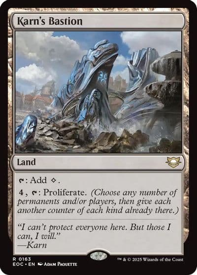 Karns Bastion Commander: Edge of Eternities Magic card