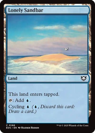 Lonely Sandbar Commander: Edge of Eternities Magic card