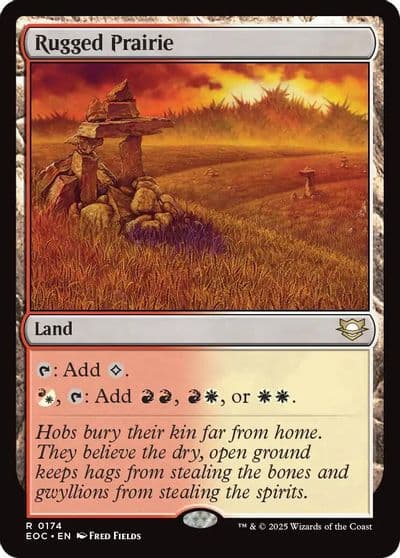 Rugged Prairie Commander: Edge of Eternities Magic card