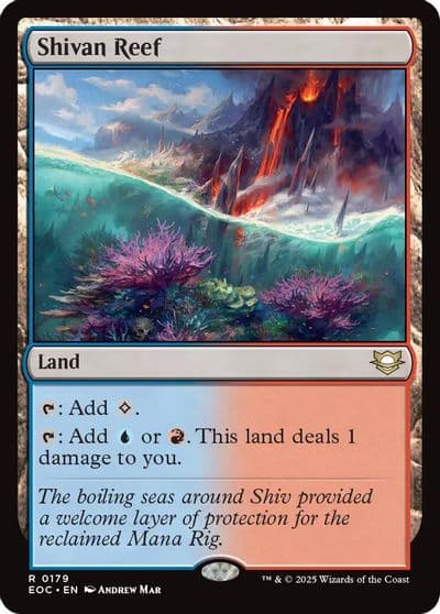 Shivan Reef Commander: Edge of Eternities Magic card