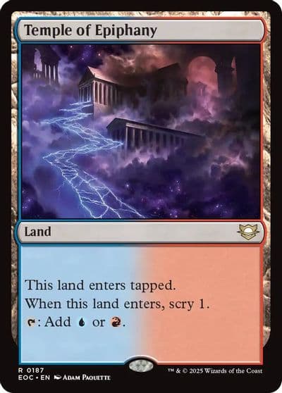 Temple of Epiphany Commander: Edge of Eternities Magic card