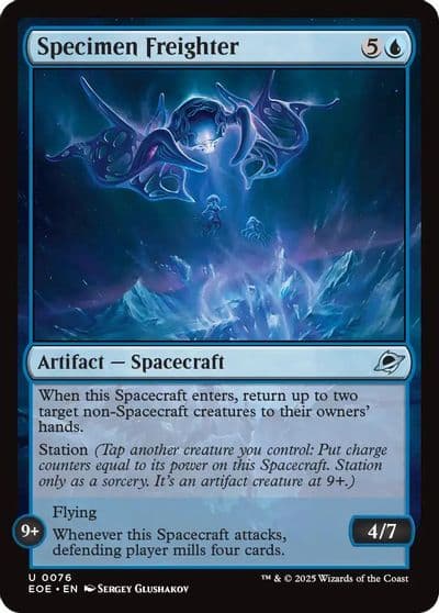 Specimen Freighter Edge of Eternities Magic card