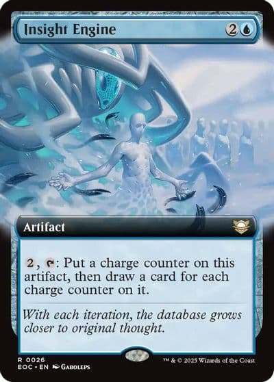 Insight Engine Extended Art Commander: Edge of Eternities Magic card