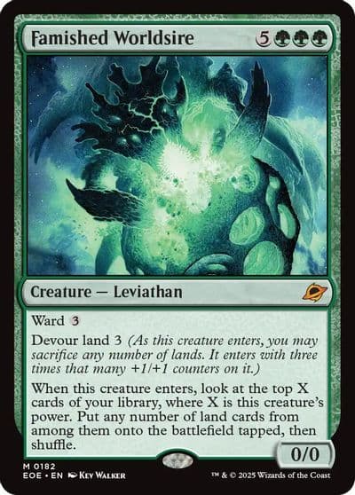 Famished Worldsire Edge of Eternities Magic card