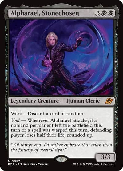 Alpharael Stonechosen Edge of Eternities Magic card