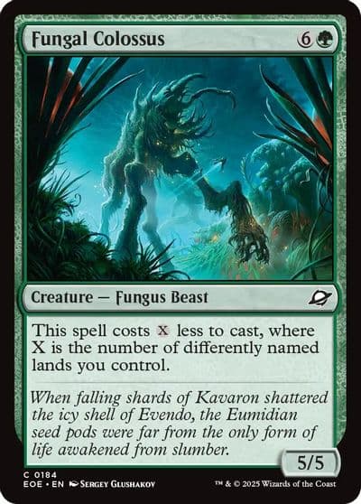 Fungal Colossus Edge of Eternities Magic card