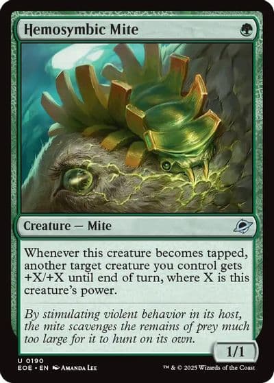 Hemosymbic Mite Edge of Eternities Magic card