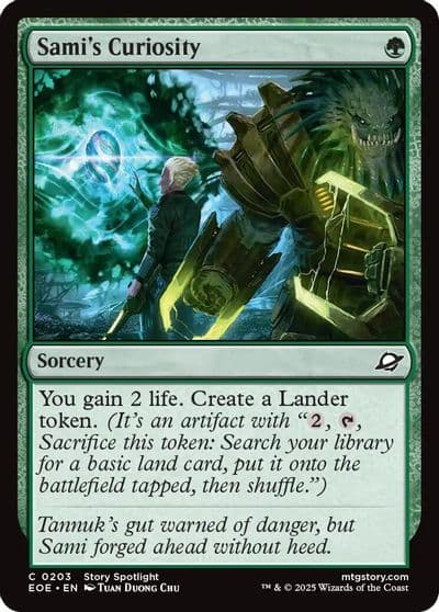 Samis Curiosity Edge of Eternities Magic card