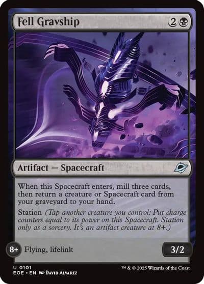 Fell Gravship Edge of Eternities Magic card