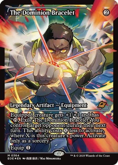 The Dominion Bracelet Showcase Edge of Eternities Magic card