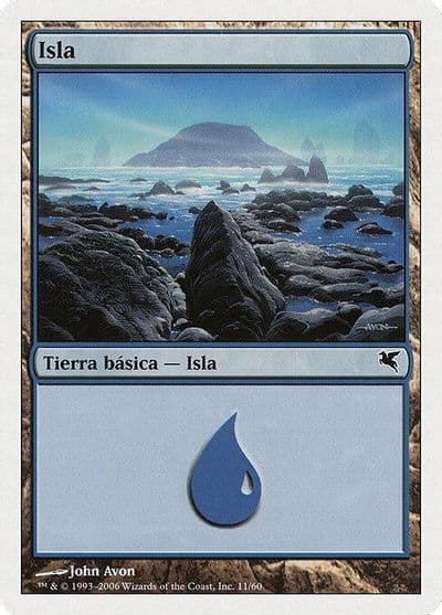 Island Spanish Isla G11 Magic Encyclopedia 2005 (Salvat/Hachette) Magic card