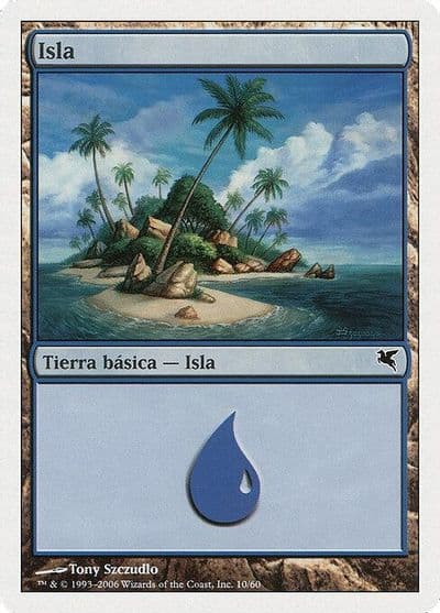 Island Spanish Isla E10 Magic Encyclopedia 2005 (Salvat/Hachette) Magic card