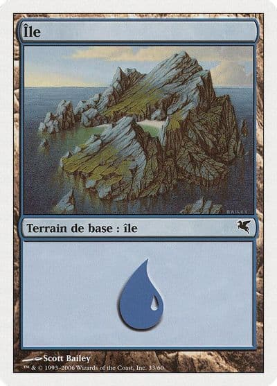 Island French Ile H33 Magic Encyclopedia 2005 (Salvat/Hachette) Magic card